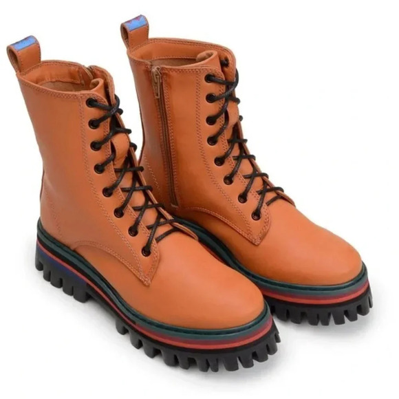 FARM Rio Brown Mid Boot. Sz: 6.5 - Picture 2 of 14